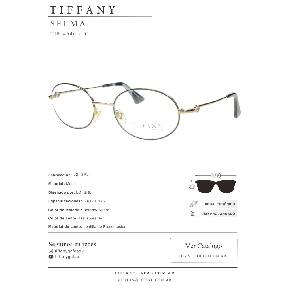 Tiffany Lentes de Vista Selma