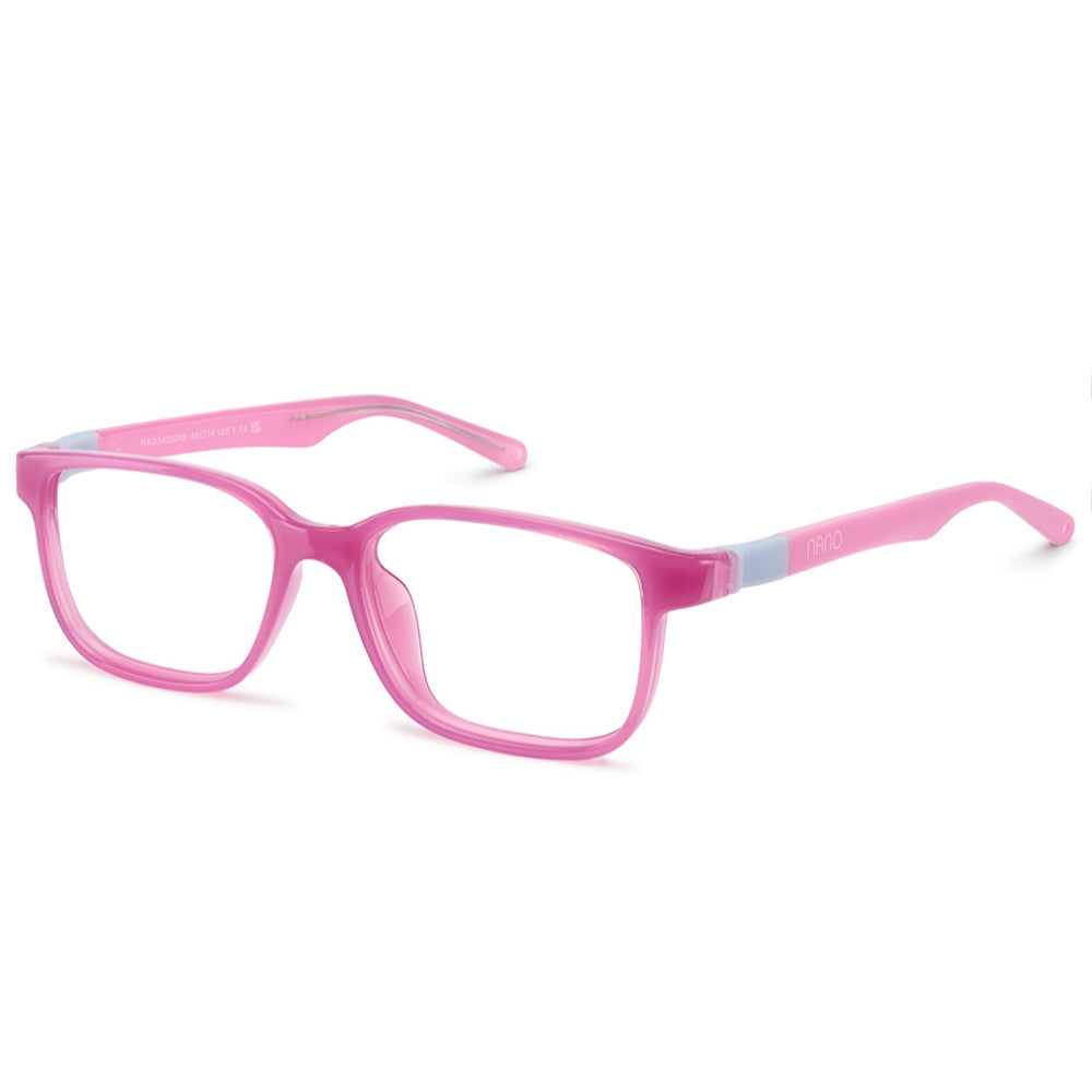 Nano Lentes de Vista Rosa Translucido