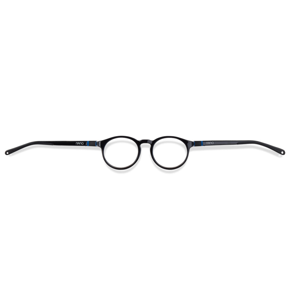 Nano Lentes de Vista Negro Briloso