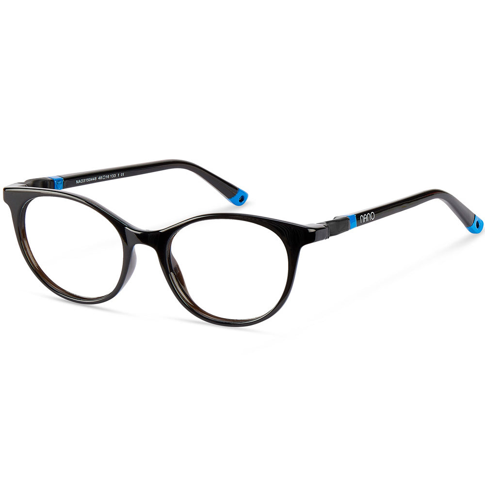 Nano Lentes de Vista Negro Brilloso