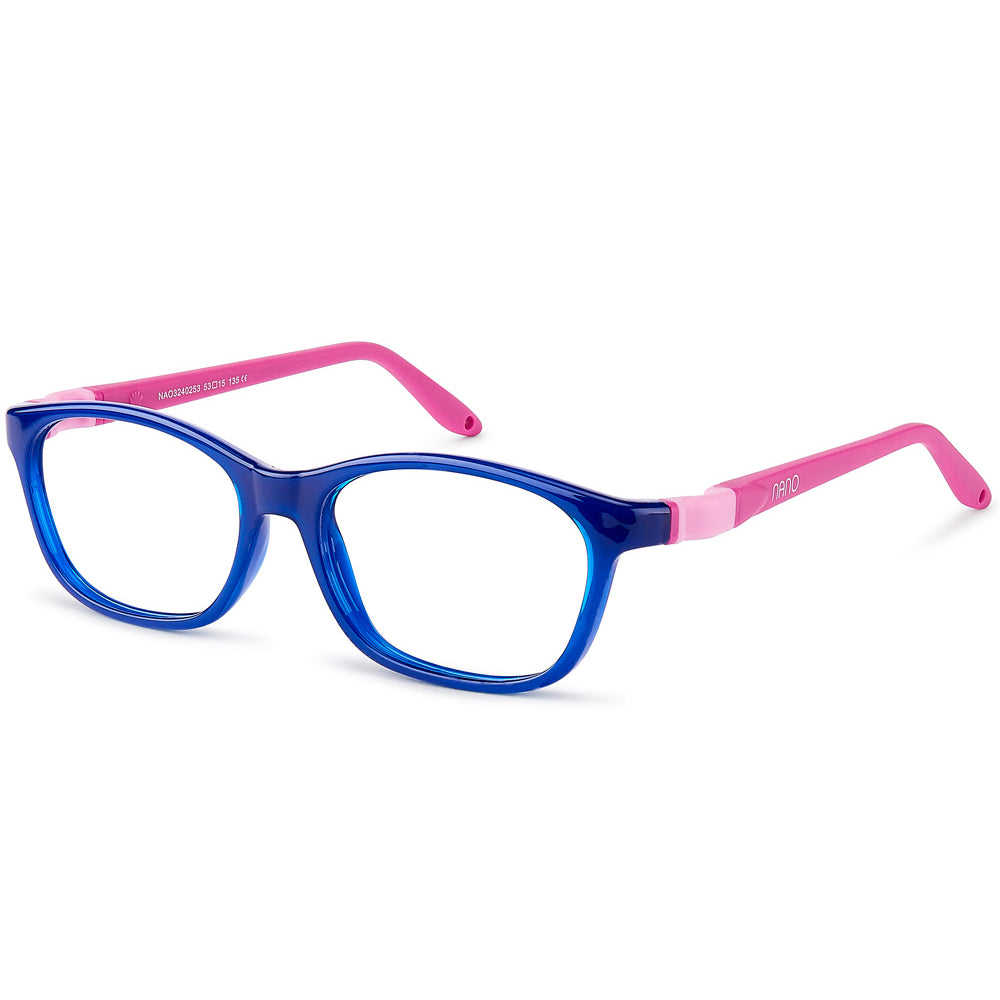 Nano Lentes de Vista Azul Brilloso