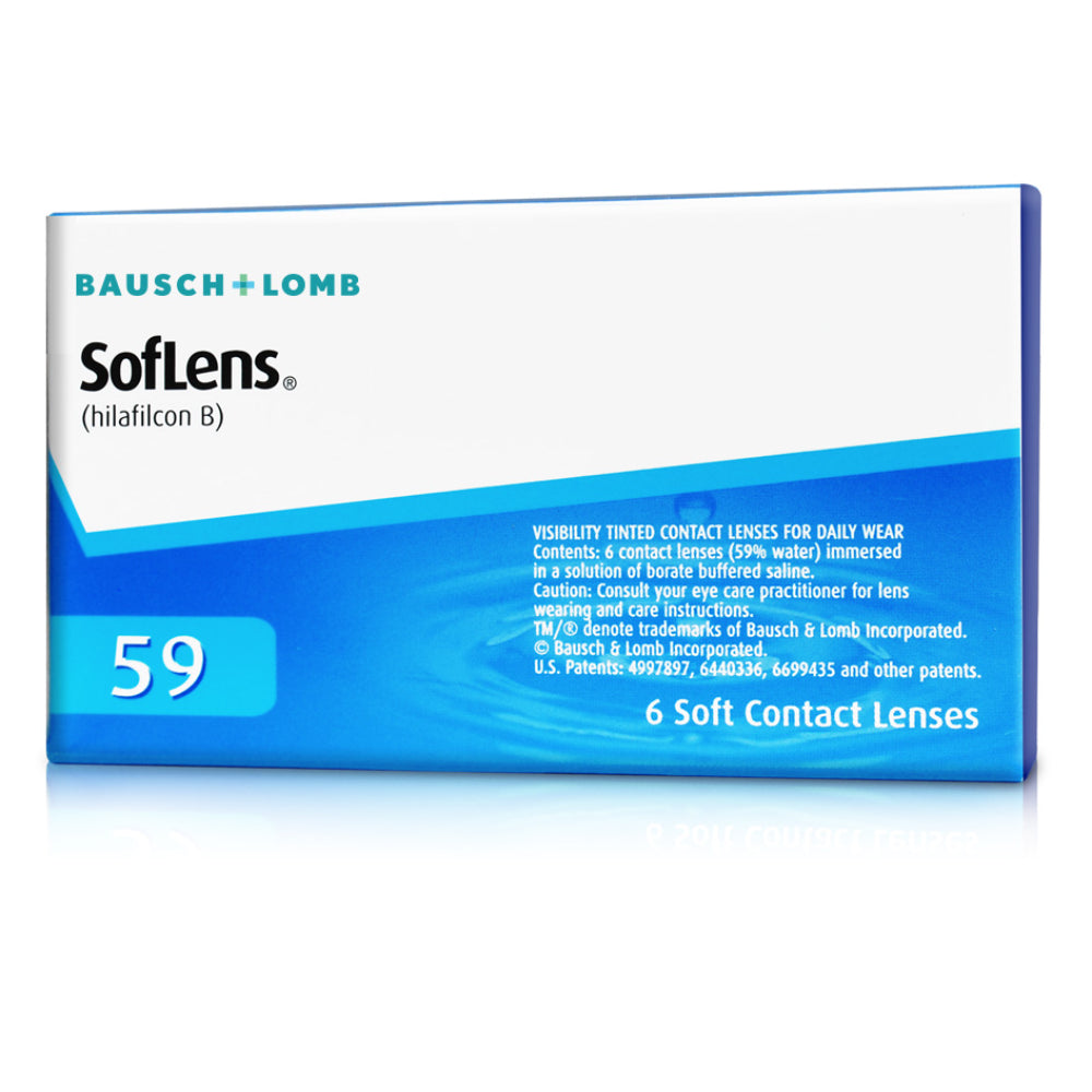 Soflens 59 Lentes de Contacto Miopía e Hipermetropía