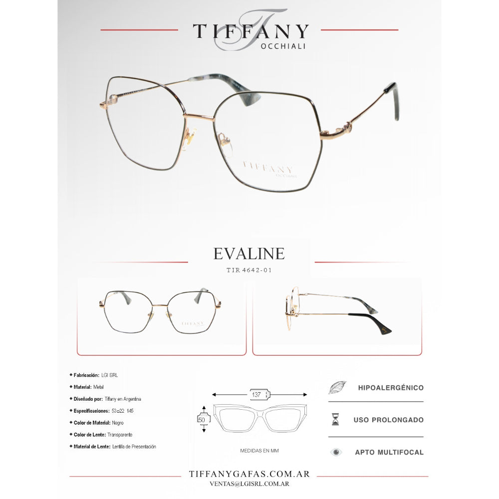 Tiffany Lentes de Vista Evaline