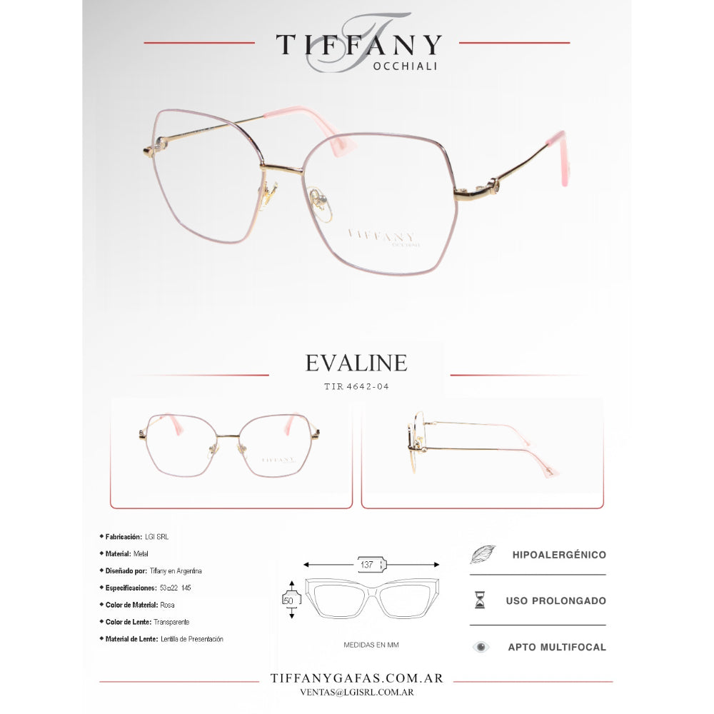 Tiffany Lentes de Vista Evaline