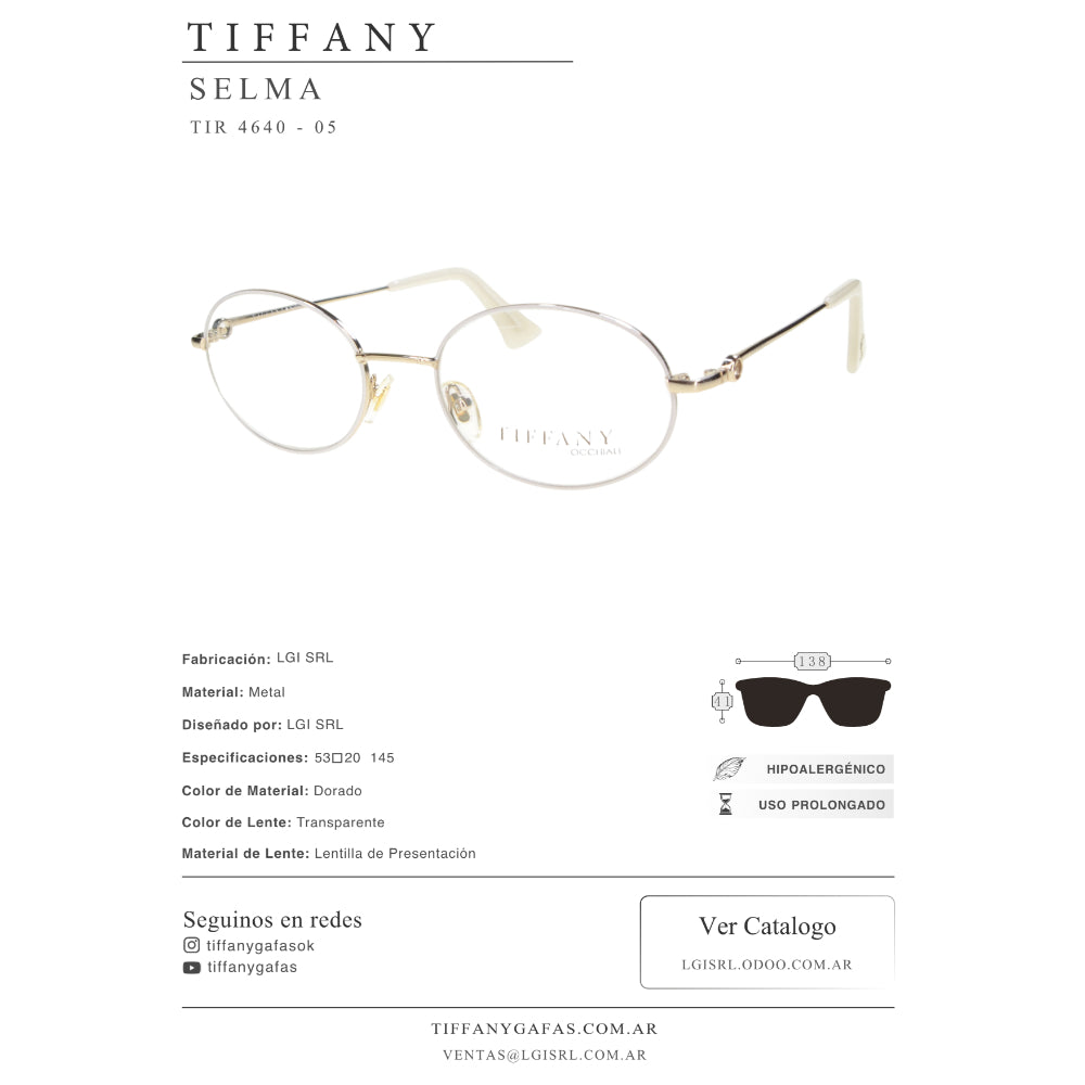 Tiffany Lentes de Vista Selma