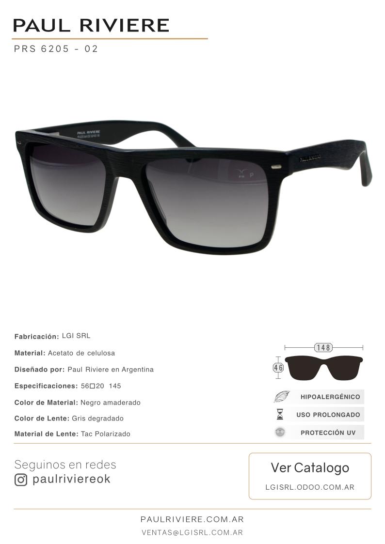 Paul Riviere Lentes de Sol 6205 Polarizado