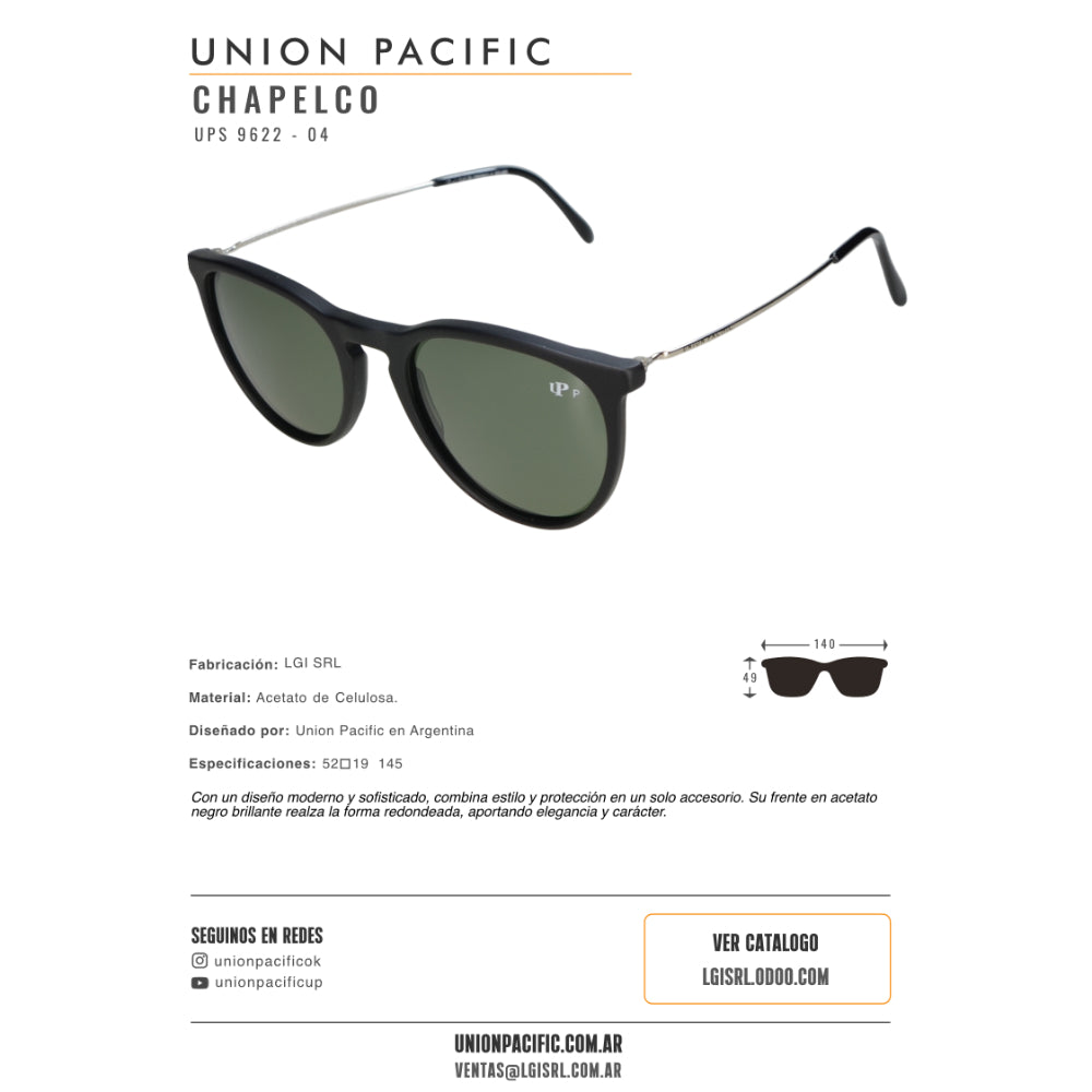 Union Pacific Lentes de Sol Chapelco Polarizado
