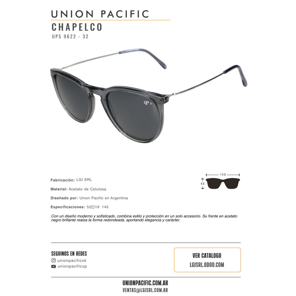 Union Pacific Lentes de Sol Chapelco Polarizado