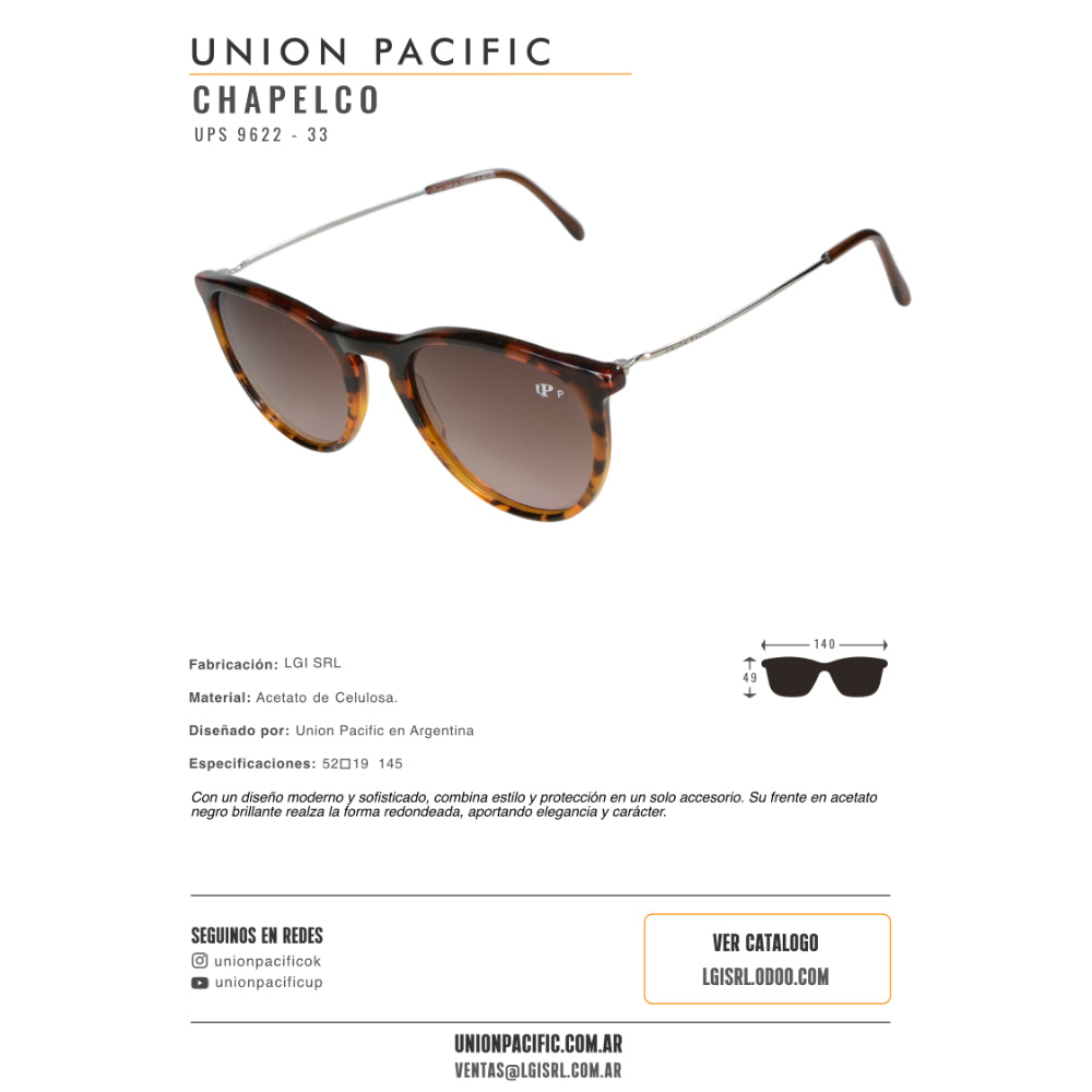 Union Pacific Lentes de Sol Chapelco Polarizado
