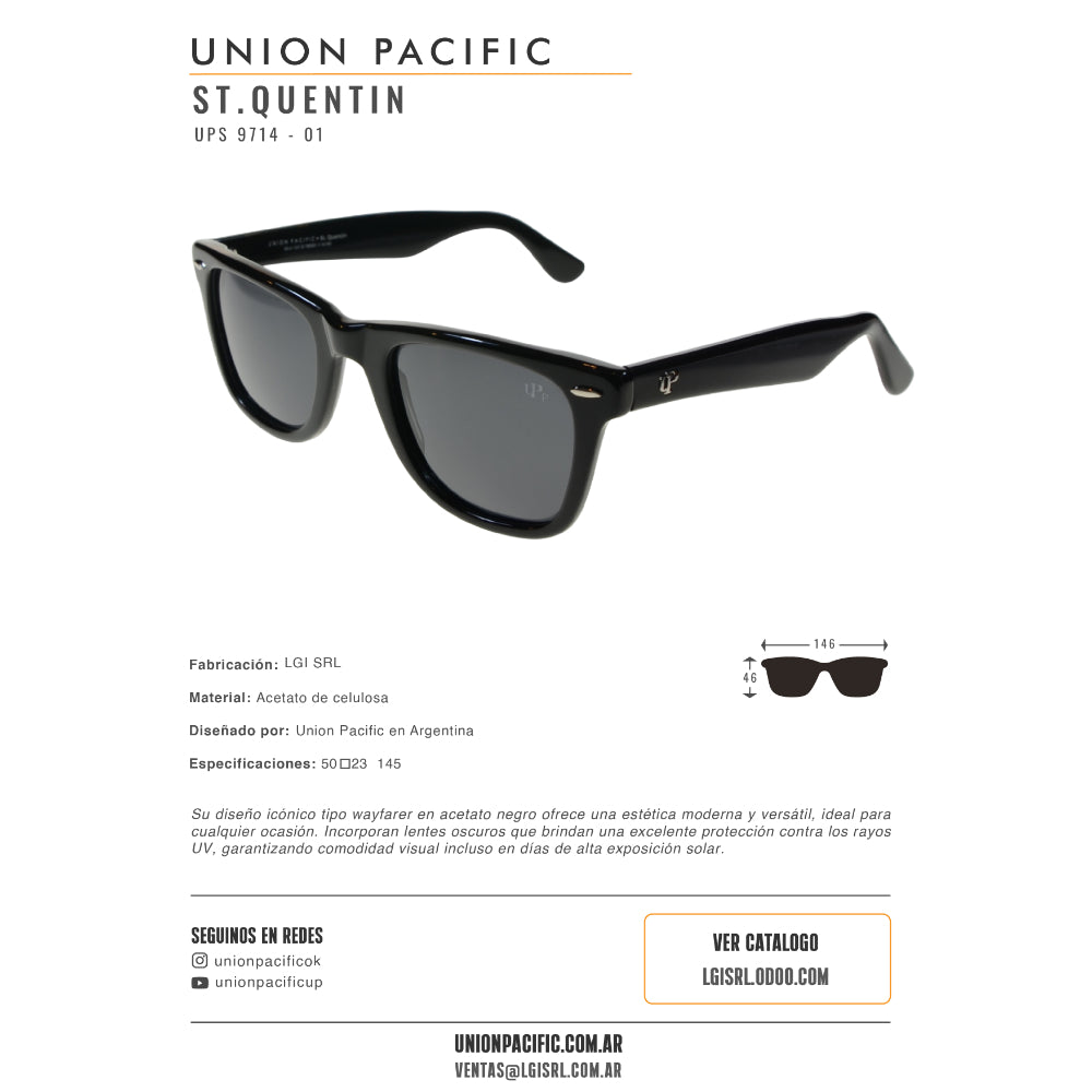 Union Pacific Lentes de Sol St. Quentin Polarizado