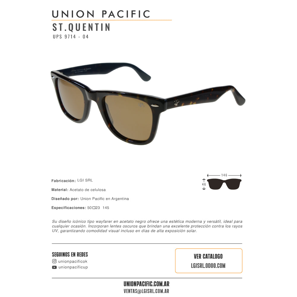 Union Pacific Lentes de Sol St. Quentin Polarizado