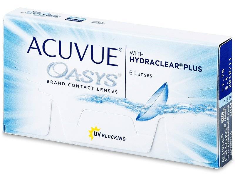 Acuvue Oasys  Lentes de Contacto Miopía e Hipermetropía