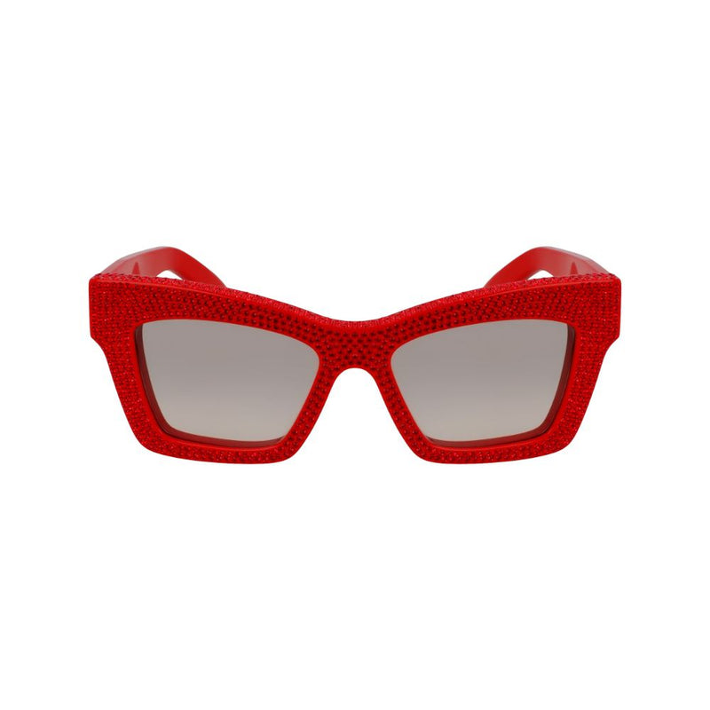 Rojo Con Brillos
