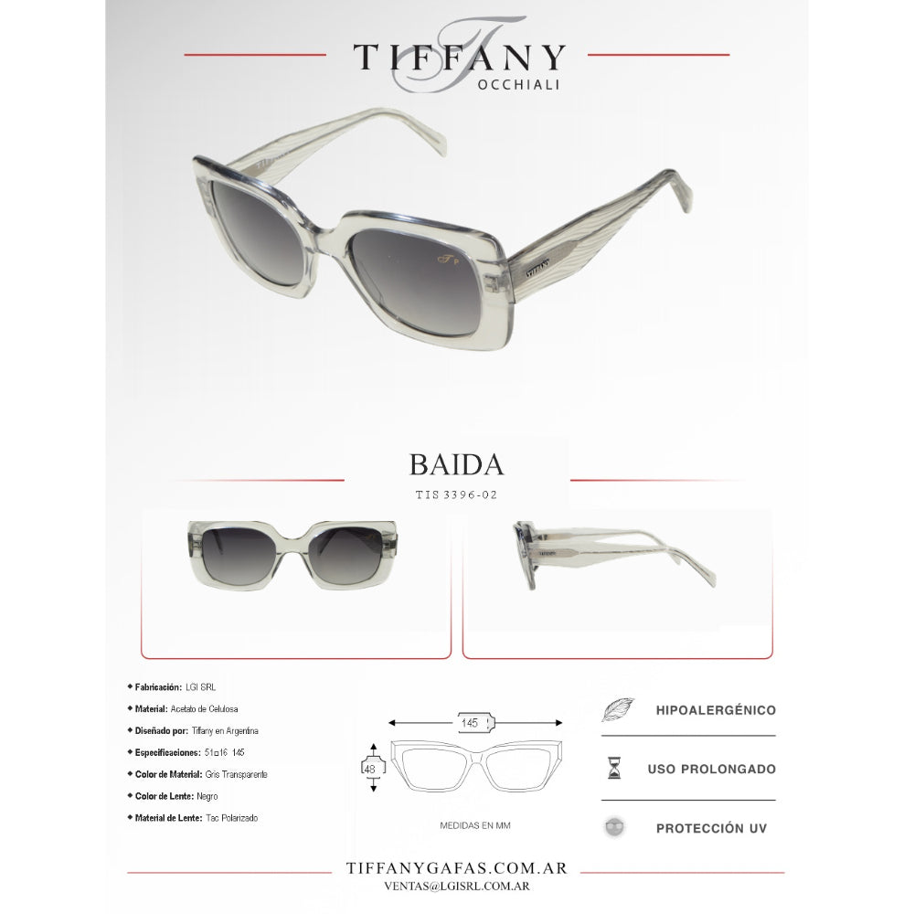 Tiffany Lentes de Sol Baida Polarizado